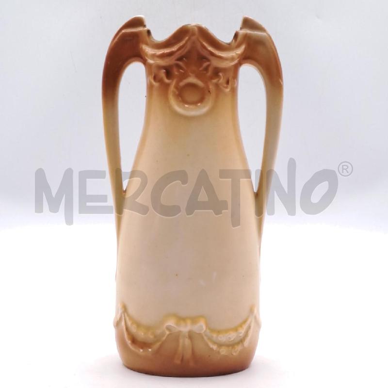 VASETTO BEIGE CON FIORI VECCHIO | Mercatino dell'Usato Bologna 2