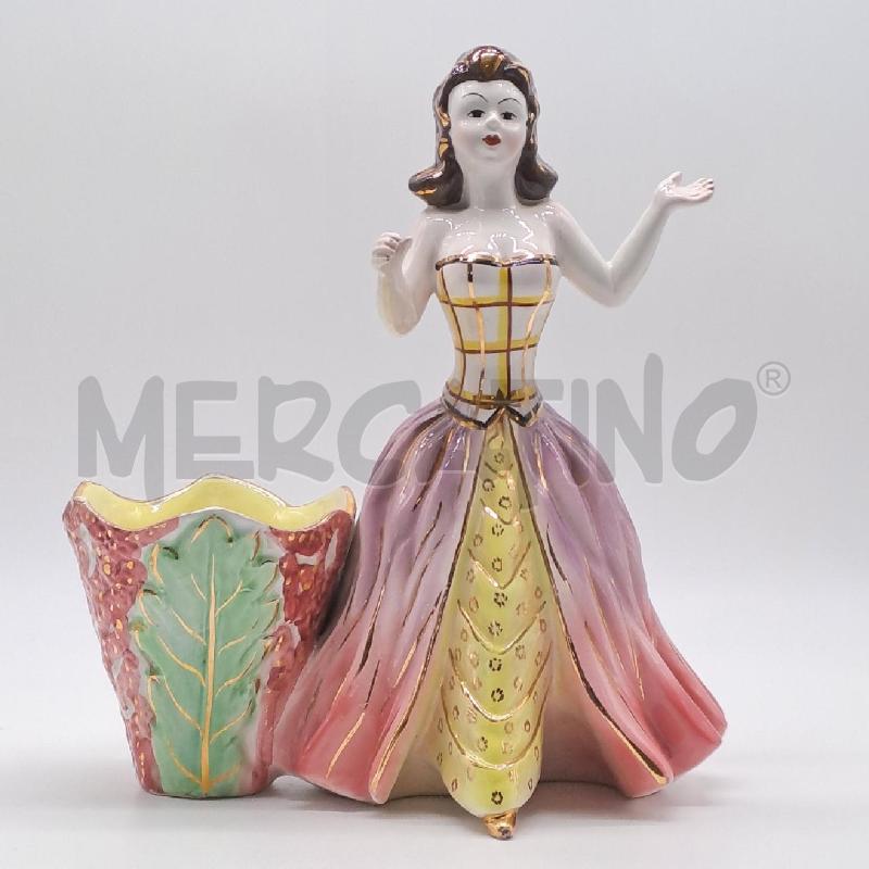 VASETTO DONNA CERAMICA  | Mercatino dell'Usato Bologna 1