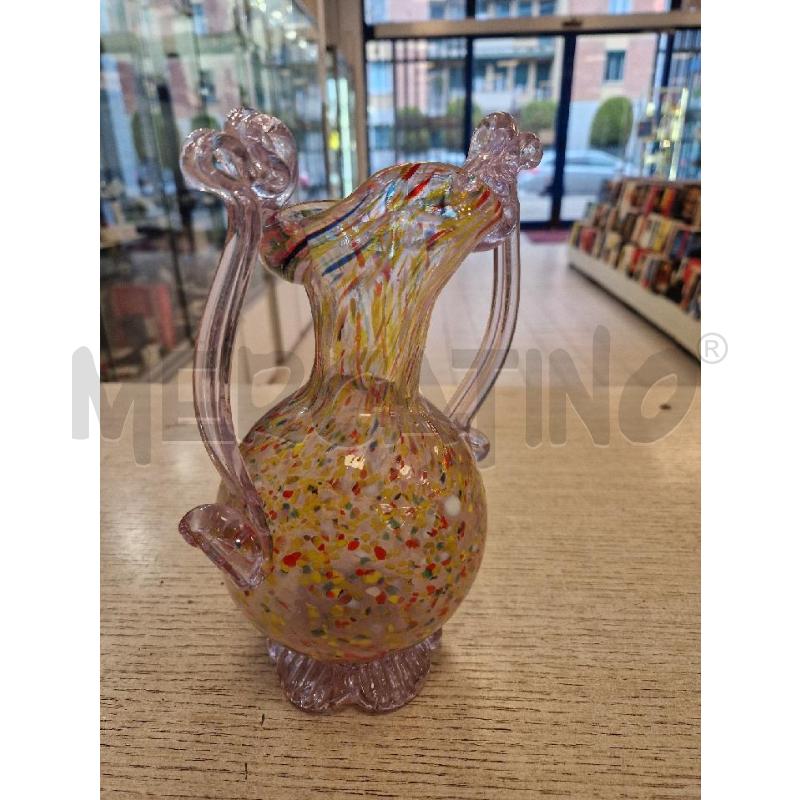 VASETTO VETRO MURANO MULTICOLORE | Mercatino dell'Usato Bologna 2