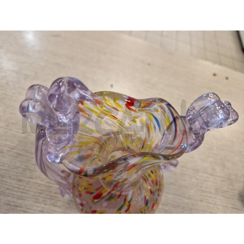 VASETTO VETRO MURANO MULTICOLORE | Mercatino dell'Usato Bologna 3