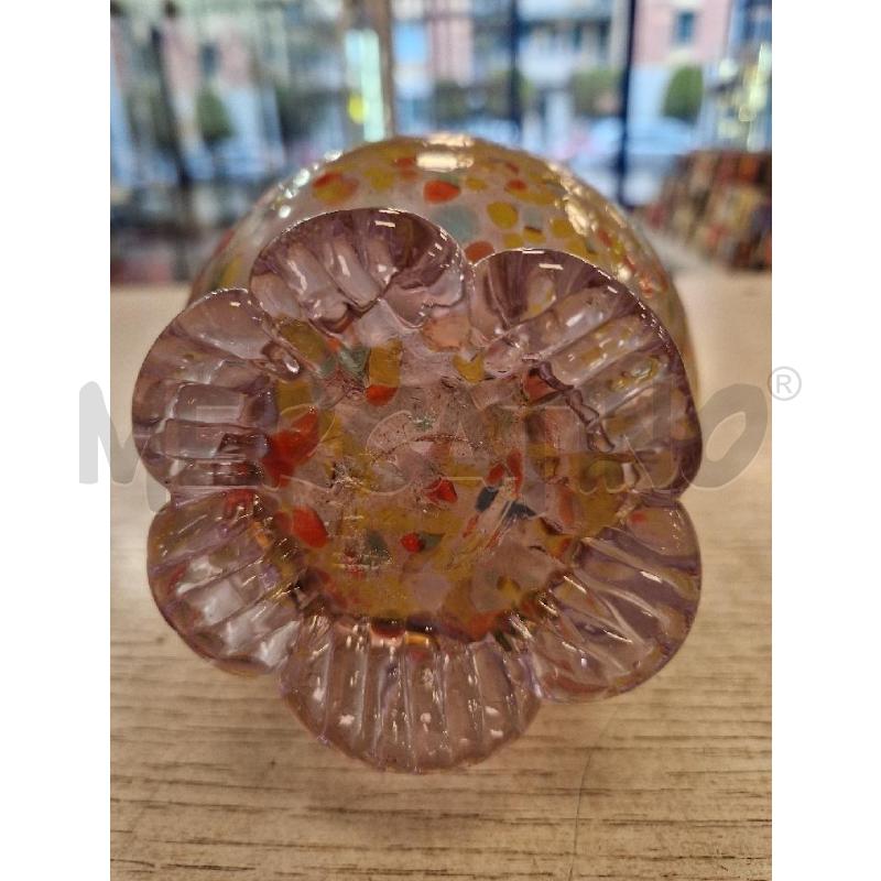VASETTO VETRO MURANO MULTICOLORE | Mercatino dell'Usato Bologna 4