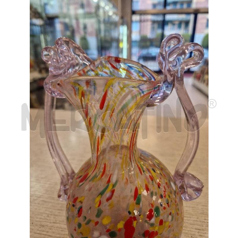 VASETTO VETRO MURANO MULTICOLORE | Mercatino dell'Usato Bologna 5