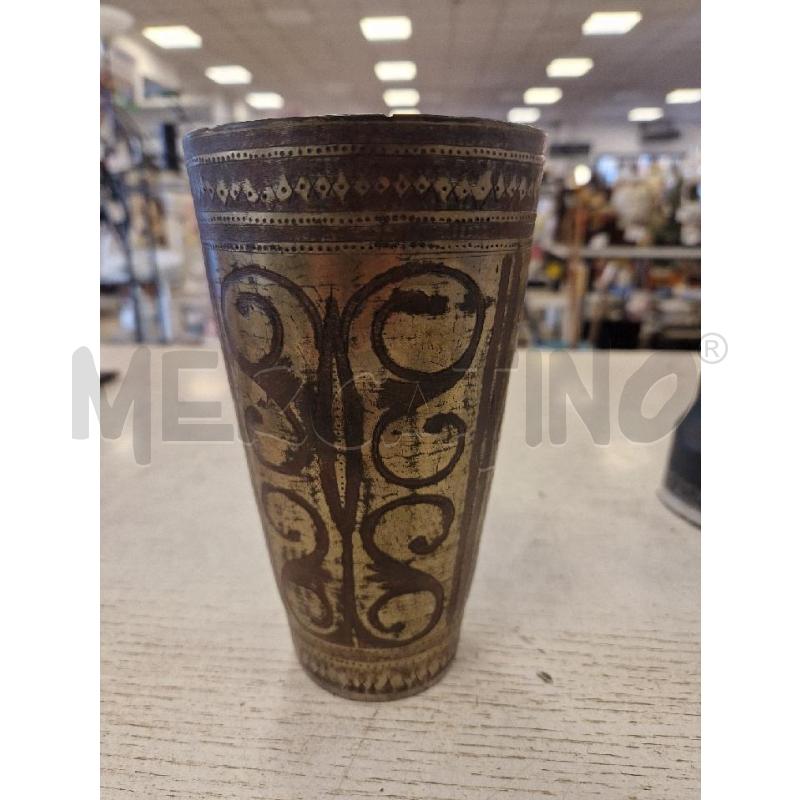 VASO AFGANO VECCHIO METALLO | Mercatino dell'Usato Bologna 2