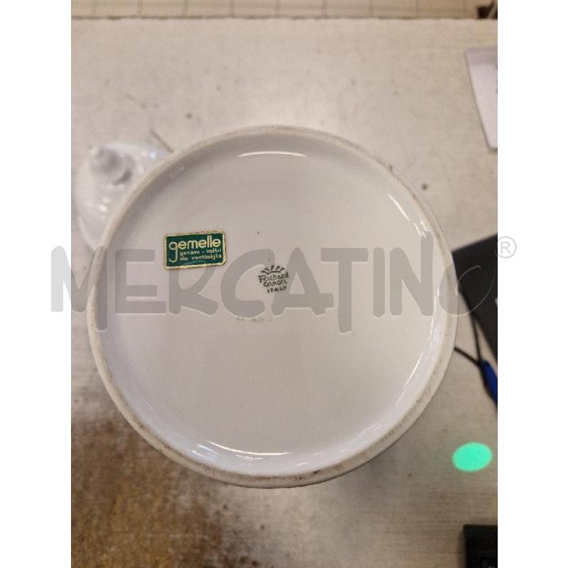 VASO BIANCO CERAMICA RICHARD GINORI CON TAPPO | Mercatino dell'Usato Bologna 3