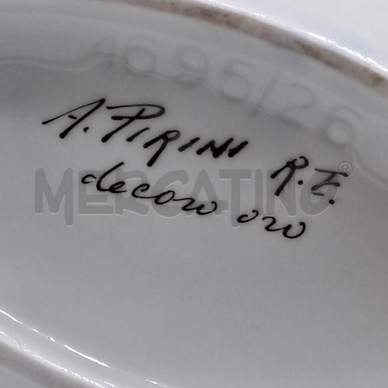 VASO HP BIANCO DECORATO ORO | Mercatino dell'Usato Bologna 5
