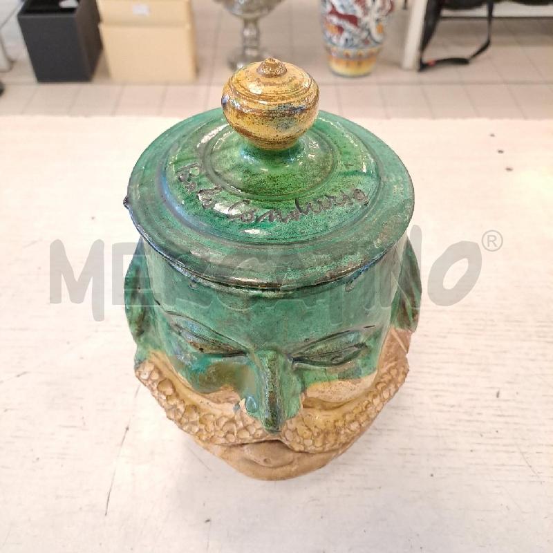 VASO PAOLO CONDURSO   VISO    COPERCHIO CON SBECCATURA | Mercatino dell'Usato Bologna 2