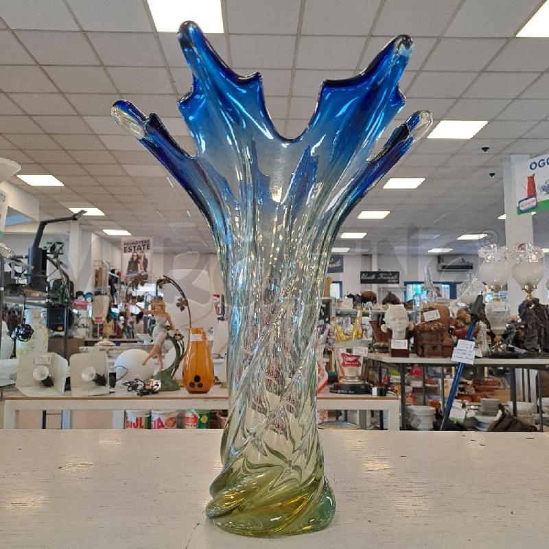 VASO VETRO MURANO PUNTE | Mercatino dell'Usato Bologna 1