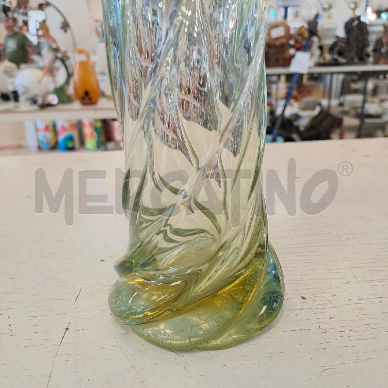 VASO VETRO MURANO PUNTE | Mercatino dell'Usato Bologna 3