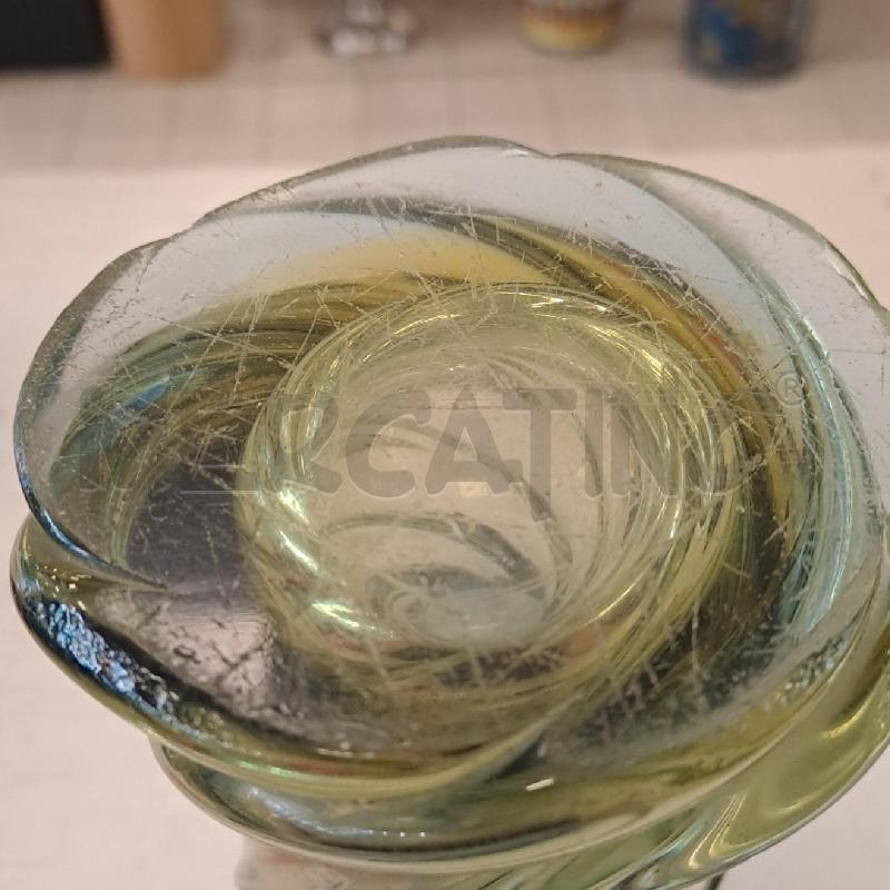 VASO VETRO MURANO PUNTE | Mercatino dell'Usato Bologna 4