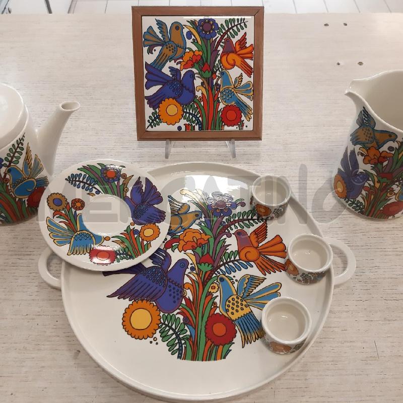 VASSOIO + TEIERA + LATTIERA + SOTTOP VILLEROY ACAPULCO | Mercatino dell'Usato Bologna 4