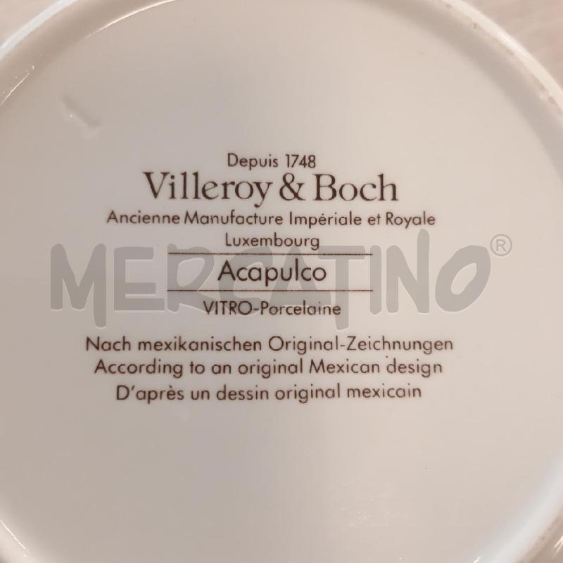 VASSOIO + TEIERA + LATTIERA + SOTTOP VILLEROY ACAPULCO | Mercatino dell'Usato Bologna 5