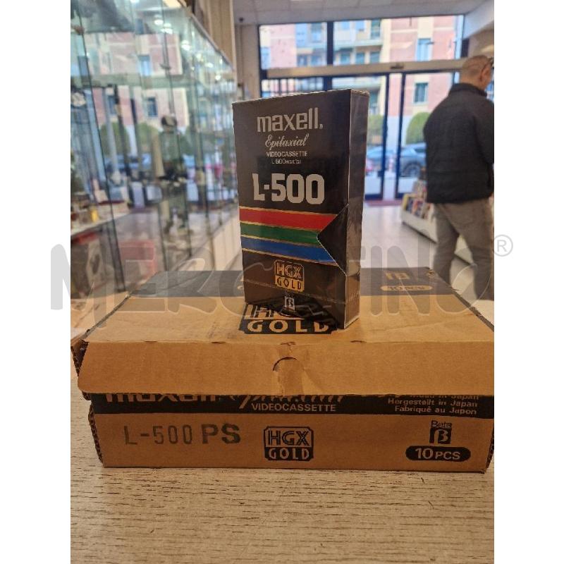 VIDEO CASSETTE 10 PZ  BETA MAXELL HGX SIGILLATE ORIGINALI  | Mercatino dell'Usato Bologna 1