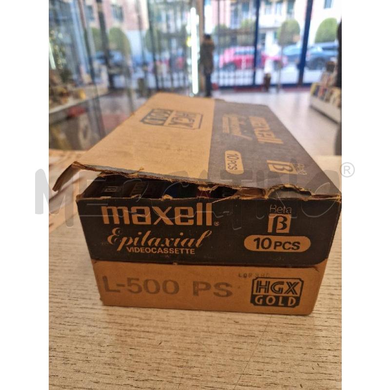 VIDEO CASSETTE 10 PZ  BETA MAXELL HGX SIGILLATE ORIGINALI  | Mercatino dell'Usato Bologna 3