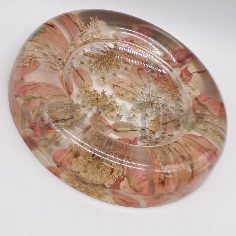 VUOTA TASCA  PLEXIGLASS  DIAMETRO 23.5  ALTEZZA 4.5 CM | Mercatino dell'Usato Bologna 5