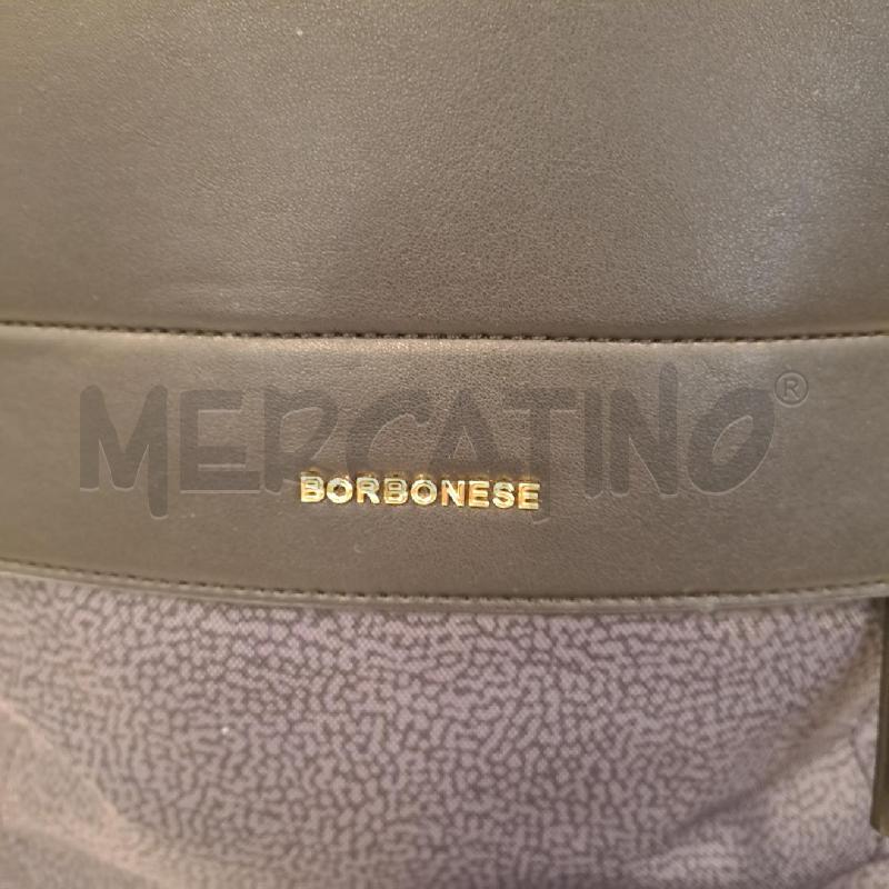 ZAINETTO DONNA BORBONESE STAMPA TAPIRO NERO E ANTRACITE | Mercatino dell'Usato Bologna 4