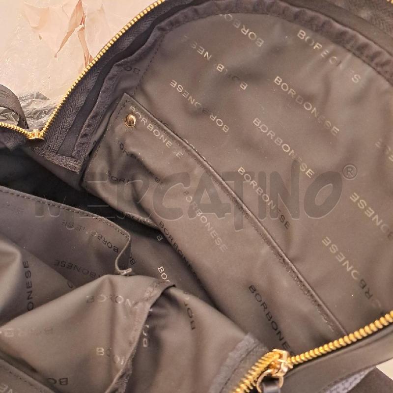 ZAINETTO DONNA BORBONESE STAMPA TAPIRO NERO E ANTRACITE | Mercatino dell'Usato Bologna 5