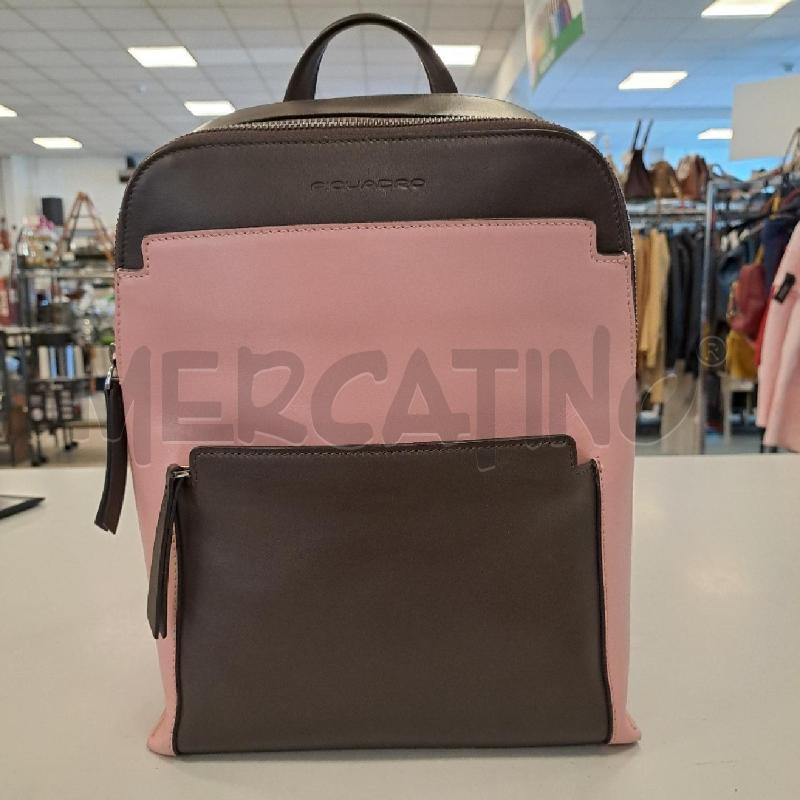 ZAINETTO DONNA PIQUADRO ROSA MARRONE | Mercatino dell'Usato Bologna 1