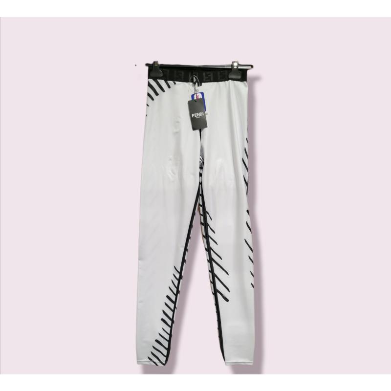 LEGGINGS DONNA BIANCHI RG NERE FENDI | Mercatino dell'Usato Cagliari