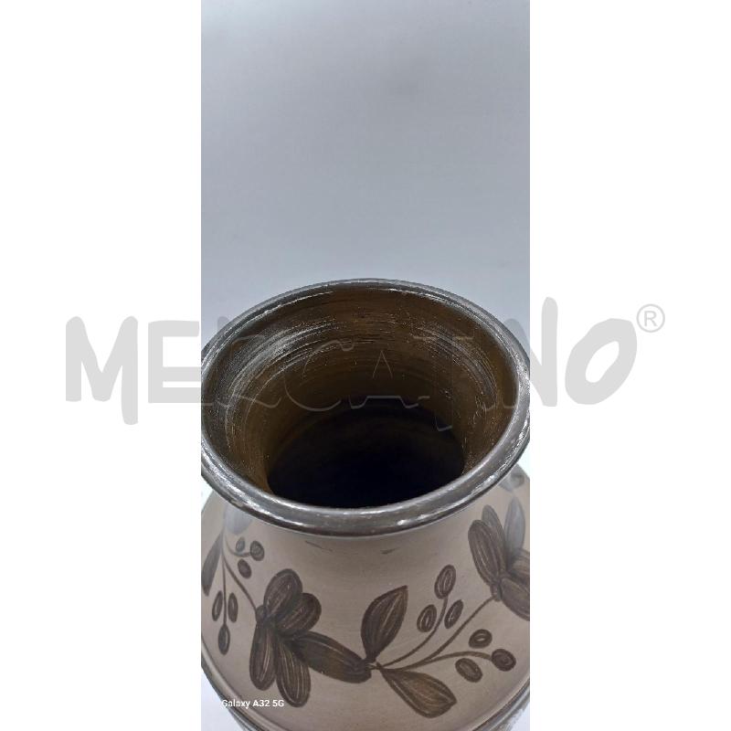 VASO CER GRIGIO FOGLIE 27CM KOVATS HUNGARY | Mercatino dell'Usato Cagliari 2