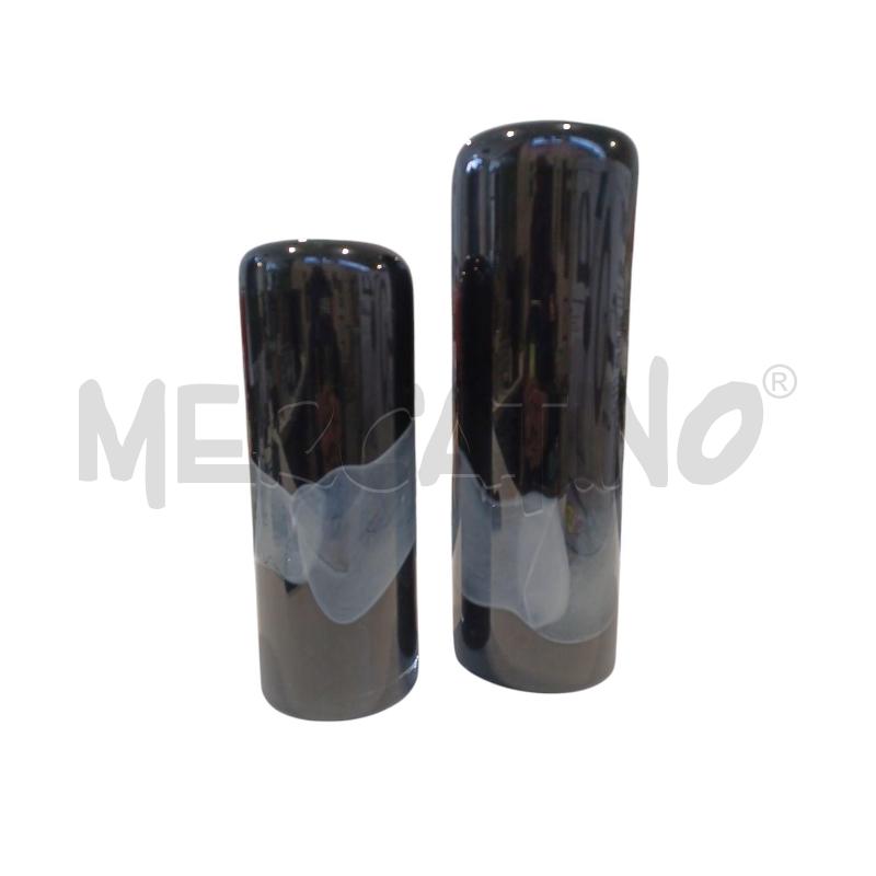 VASO PZ2 CILIND VETR NERO FASCIA GRIGIA | Mercatino dell'Usato Cagliari 1