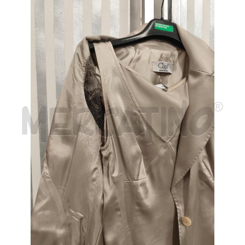 ABITO DONNA CLIPS BEIGE 100 SETA 3 PZ | Mercatino dell'Usato Campobasso 2