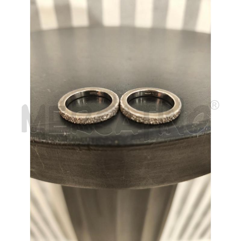 ANELLI 2PZ. SILVER MARTELLATI | Mercatino dell'Usato Campobasso 4