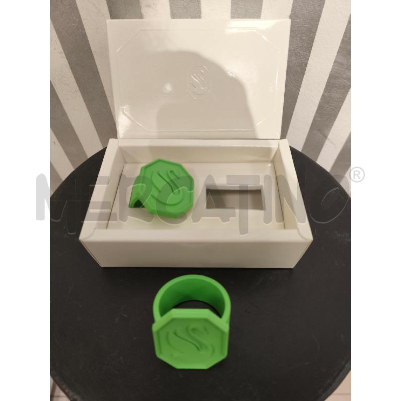 ANELLI PORTA TOVAGLIOLI 2PZ. SWAROVSKI VERDI | Mercatino dell'Usato Campobasso 1