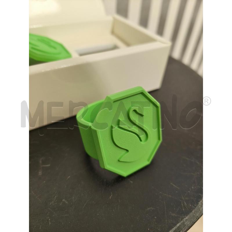 ANELLI PORTA TOVAGLIOLI 2PZ. SWAROVSKI VERDI | Mercatino dell'Usato Campobasso 2