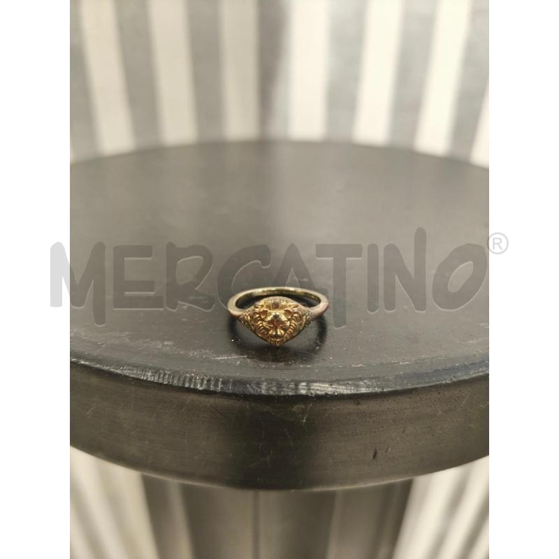 ANELLO DONNA PANDORA DORATO LEONE HEAR ME ROAR | Mercatino dell'Usato Campobasso 2