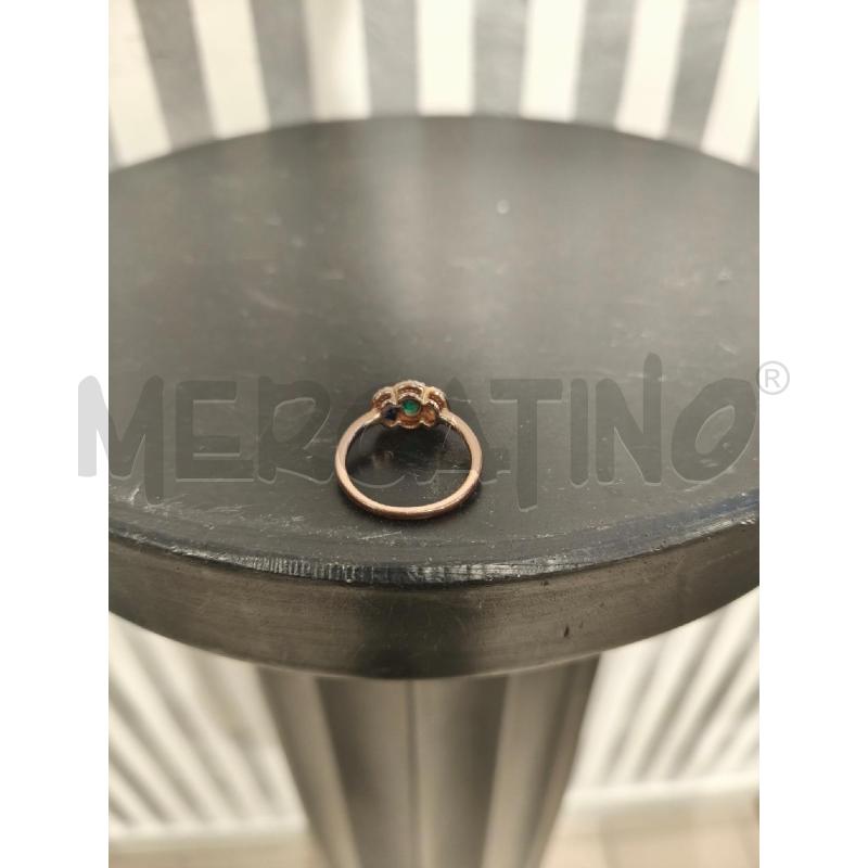 ANELLO DONNA PANDORA DORATO STRASS VERDI | Mercatino dell'Usato Campobasso 3