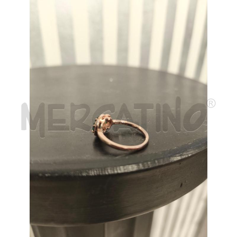 ANELLO DONNA PANDORA DORATO STRASS VERDI | Mercatino dell'Usato Campobasso 4