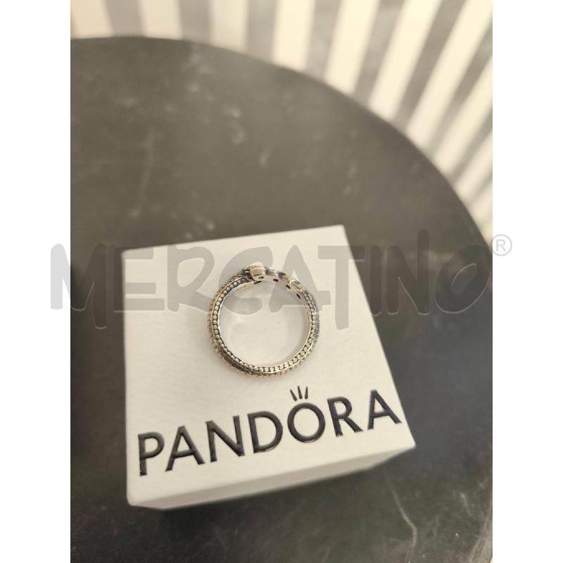 ANELLO DONNA PANDORA SERPENTE STRASS ROSSI | Mercatino dell'Usato Campobasso 3