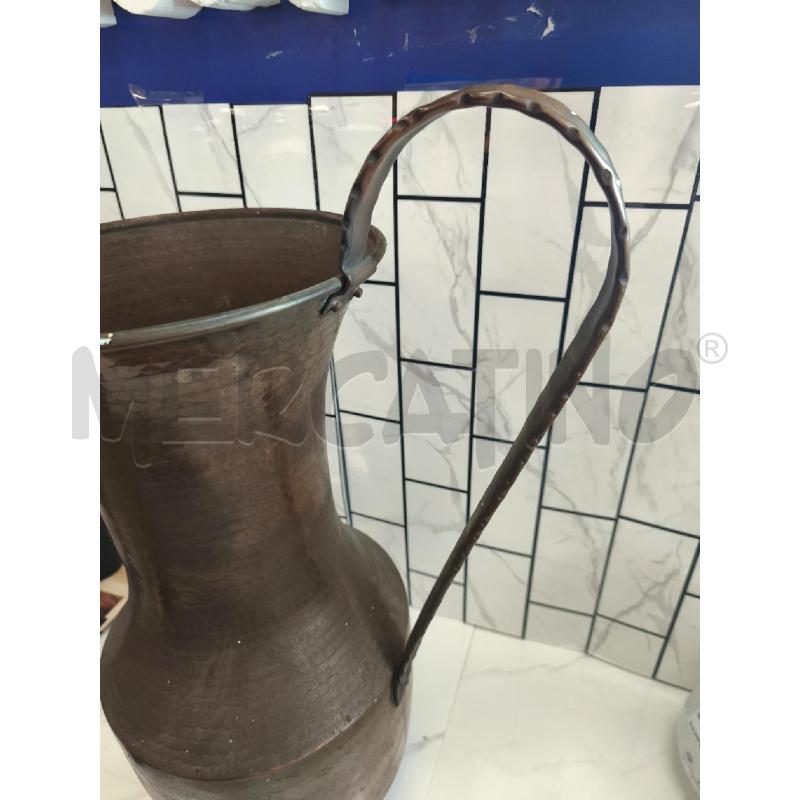 ANFORA IN RAME BATTUTO VINTAGE H 61 CM ALTEZZA ANSE | Mercatino dell'Usato Campobasso 2