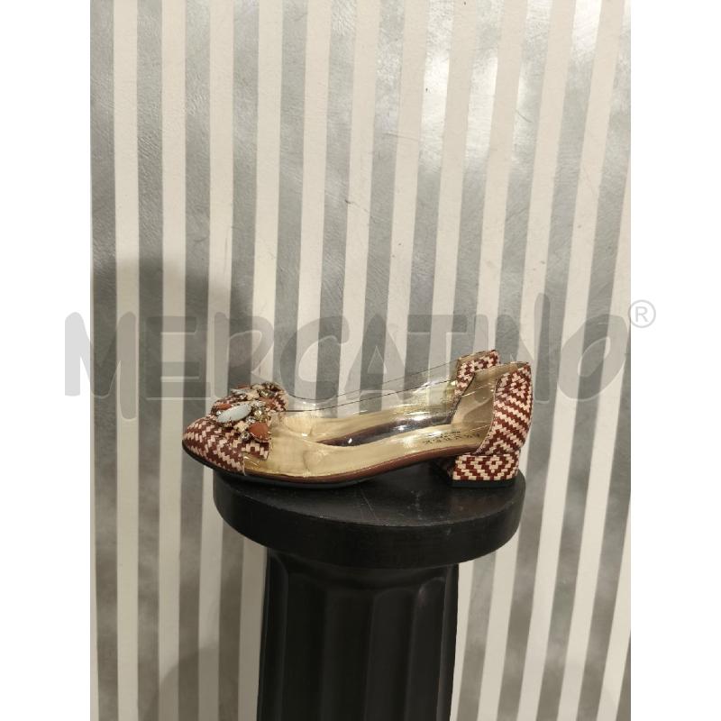 BALLERINA AZURÈE TRASPARENTI E INCROCO STRASS TONI MARRONI | Mercatino dell'Usato Campobasso 2