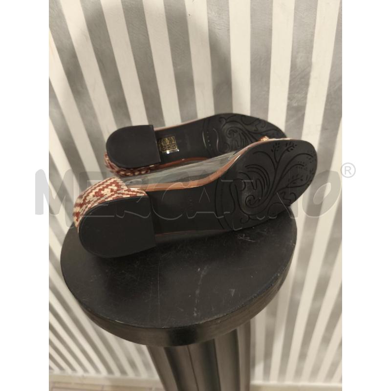 BALLERINA AZURÈE TRASPARENTI E INCROCO STRASS TONI MARRONI | Mercatino dell'Usato Campobasso 4