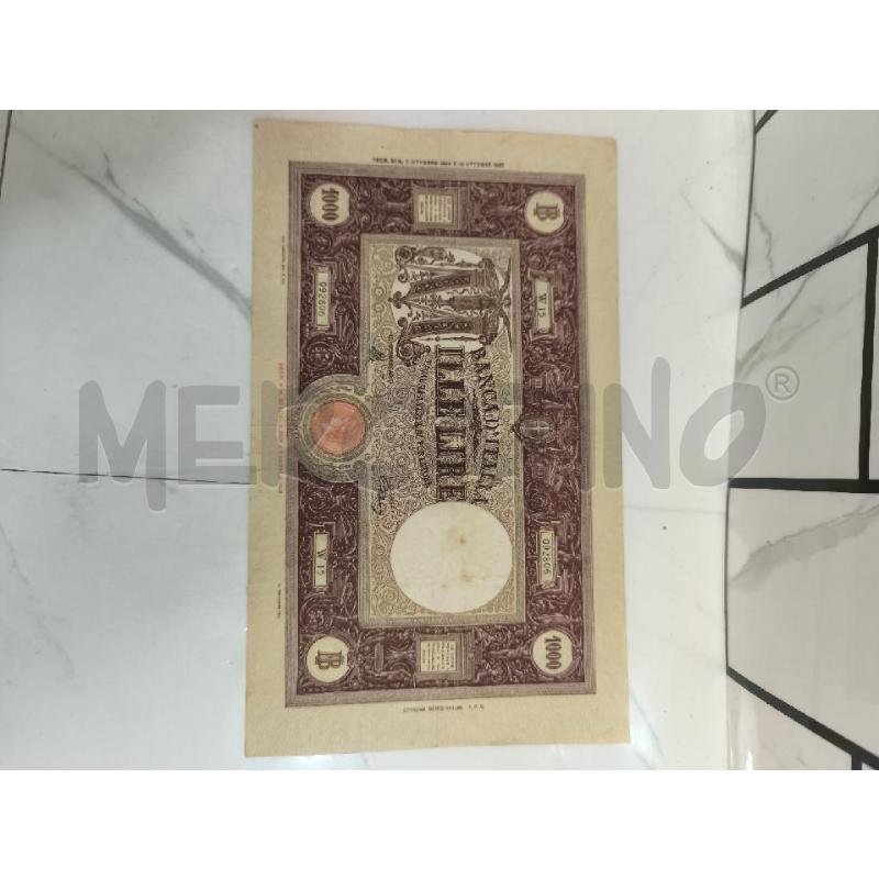 BANCONOTA  1000 LIRE BARBETTI | Mercatino dell'Usato Campobasso 1