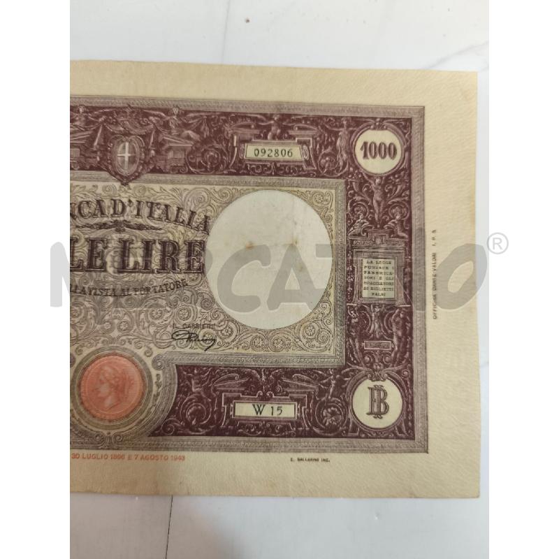 BANCONOTA  1000 LIRE BARBETTI | Mercatino dell'Usato Campobasso 3