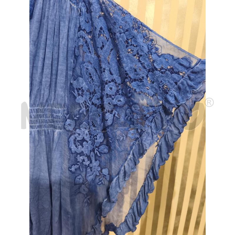 BLUSA DONNA 2 MAGGIO BLU DELAVÈ 48 SETA | Mercatino dell'Usato Campobasso 3
