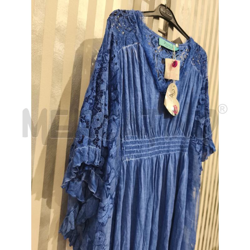 BLUSA DONNA 2 MAGGIO BLU DELAVÈ 48 SETA | Mercatino dell'Usato Campobasso 4