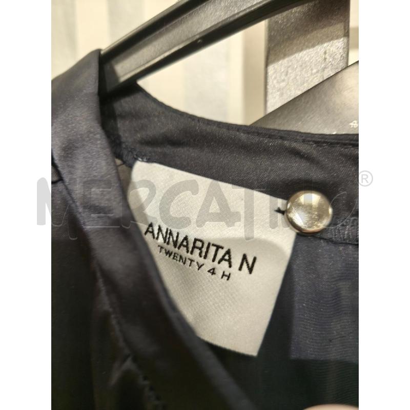 BLUSA DONNA ANNARITA N BLU SCURO SATINATA | Mercatino dell'Usato Campobasso 2