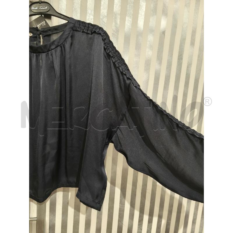 BLUSA DONNA ANNARITA N BLU SCURO SATINATA | Mercatino dell'Usato Campobasso 3