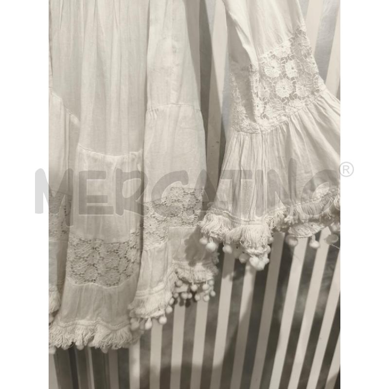 BLUSA DONNA ANTICA SARTORIA BY GIACOMO CINQUE BIANCA PERLINE | Mercatino dell'Usato Campobasso 4