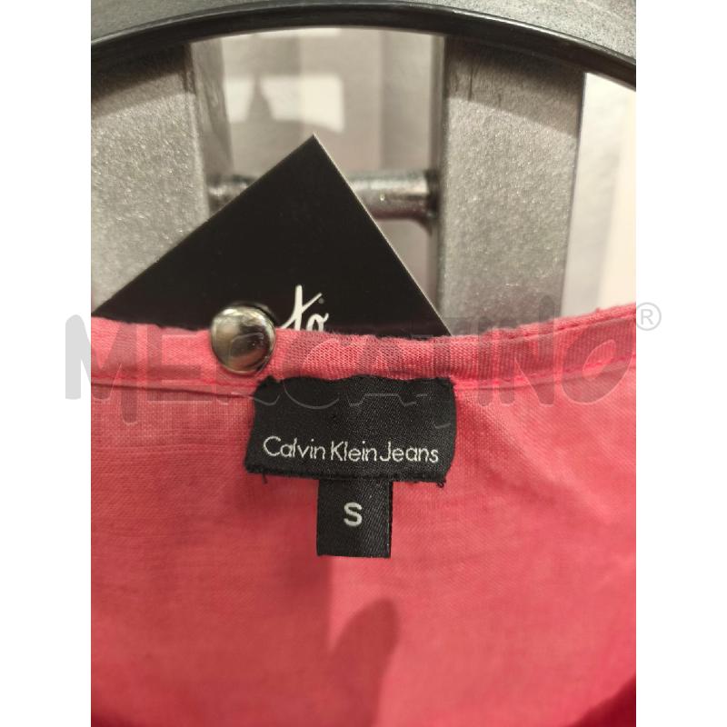 BLUSA DONNA CALVIN KLEIN JEANS ROSA LINO | Mercatino dell'Usato Campobasso 2
