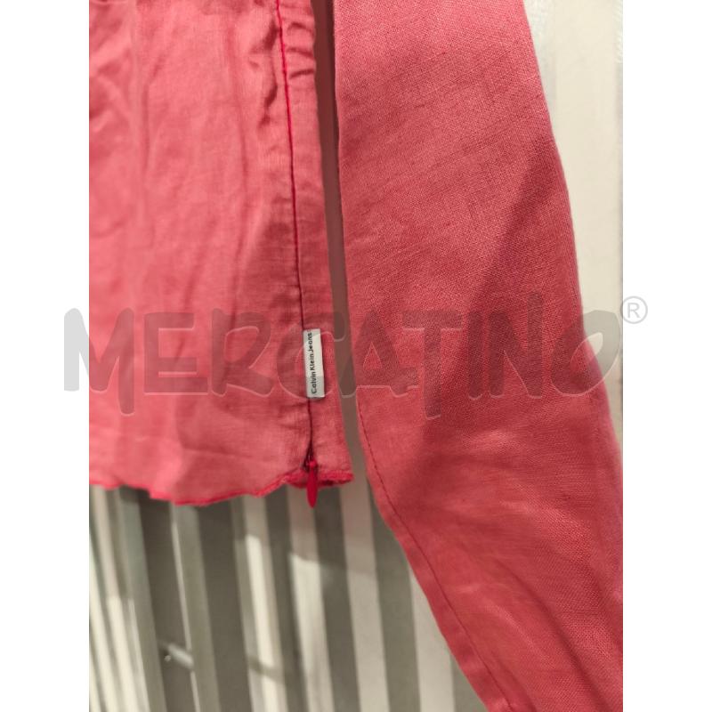 BLUSA DONNA CALVIN KLEIN JEANS ROSA LINO | Mercatino dell'Usato Campobasso 4
