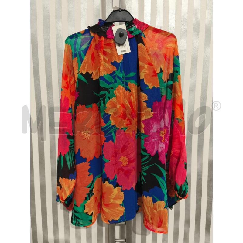 BLUSA DONNA CALVIN KLEIN NERA FIORI COLORATI | Mercatino dell'Usato Campobasso 5