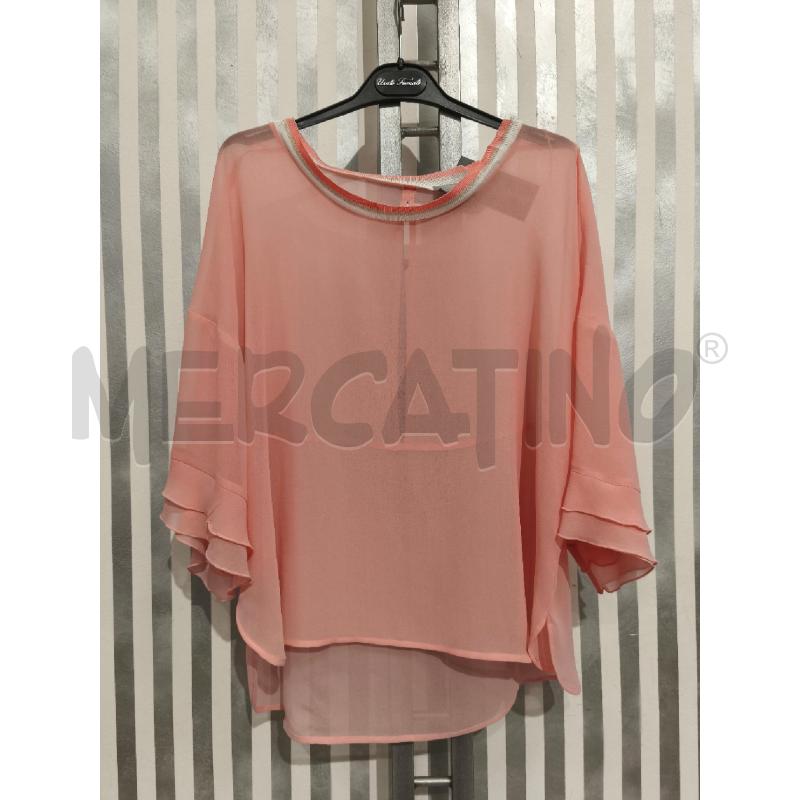 BLUSA DONNA MARELLA SALMONE EFFETTO SETA | Mercatino dell'Usato Campobasso 1
