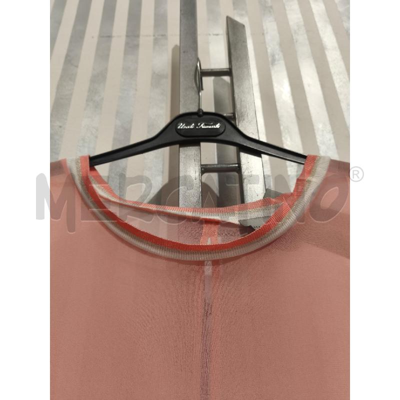 BLUSA DONNA MARELLA SALMONE EFFETTO SETA | Mercatino dell'Usato Campobasso 3