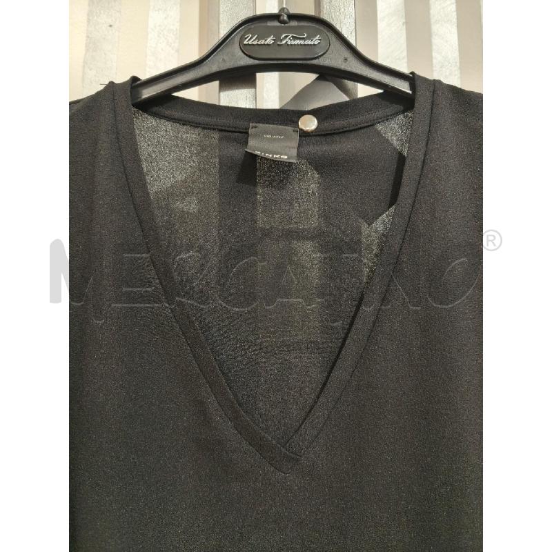 BLUSA DONNA PINKO NERA COLLO V | Mercatino dell'Usato Campobasso 3