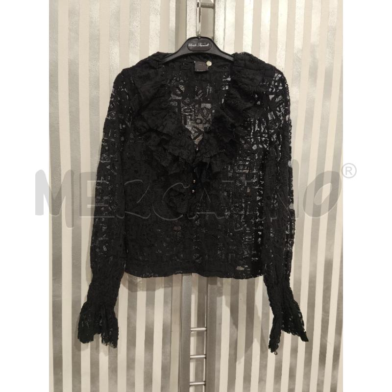 BLUSA DONNA PINKO PIZZO NERO VOLANT | Mercatino dell'Usato Campobasso 1