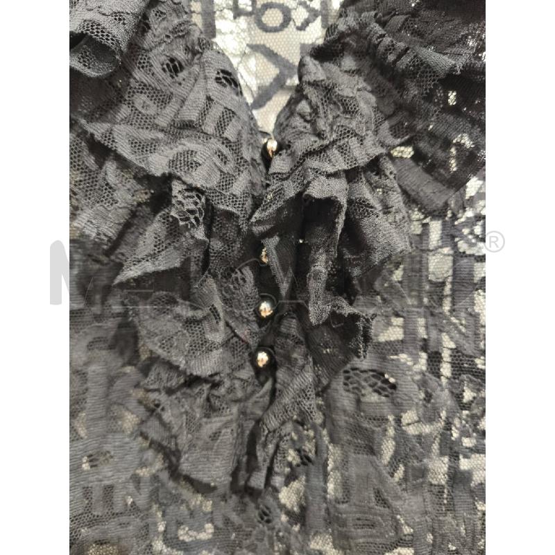 BLUSA DONNA PINKO PIZZO NERO VOLANT | Mercatino dell'Usato Campobasso 3